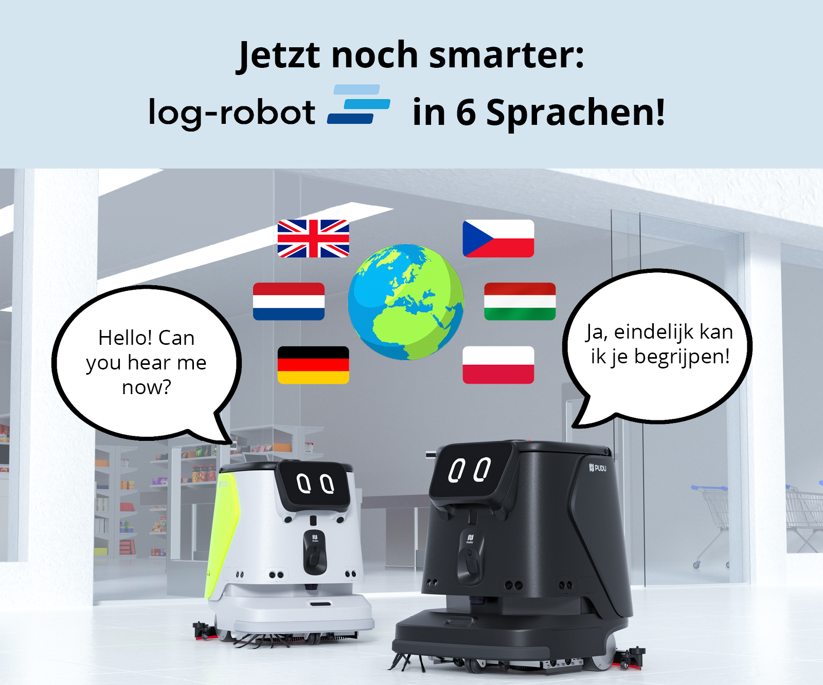 log-robot-website nu beschikbaar in zes talen